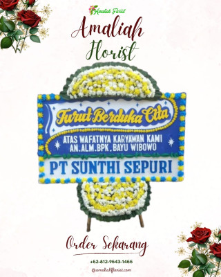 Papan Bunga Duka di Kasiruta Barat