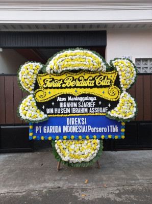 Papan Bunga Duka di Kasiruta Barat