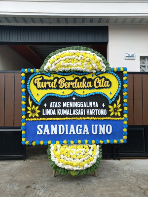 Papan Bunga Duka di Kasiruta Barat